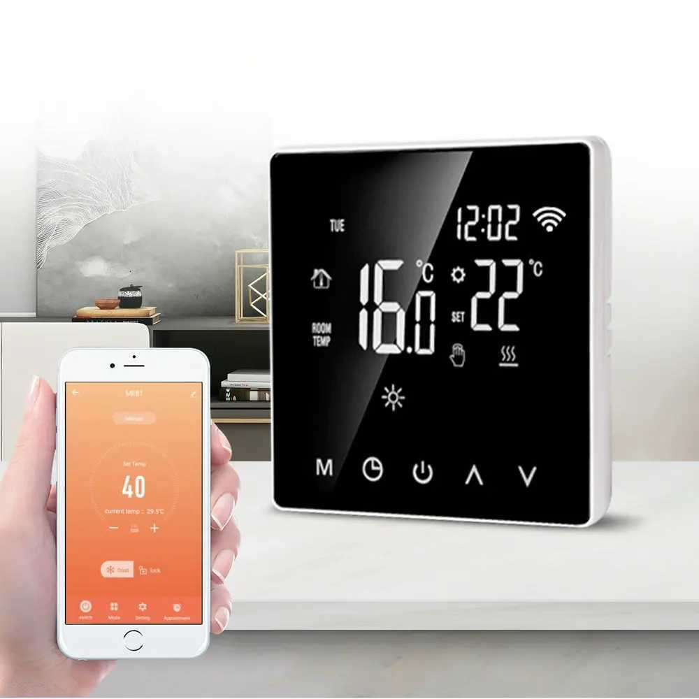 Tuya Smart Thermostat For Underfloor Heating Wifi Thermostat Floor Heating Controller Warm Floor Temperature Controller Alexa X251203