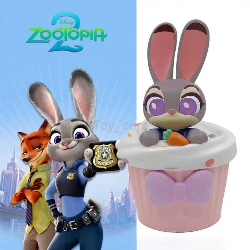 Disney Zootopia 2 Original Shaped Water Cup Nick Judy Cartoon Styled Cups with Crossbody strap Kawaii Birthday Girl Boy Gifts H251203