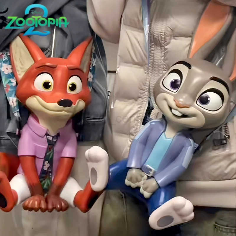 Disney Zootopia 2 Original Shaped Water Cup Nick Judy Cartoon Styled Cups with Crossbody strap Kawaii Birthday Girl Boy Gifts H251203