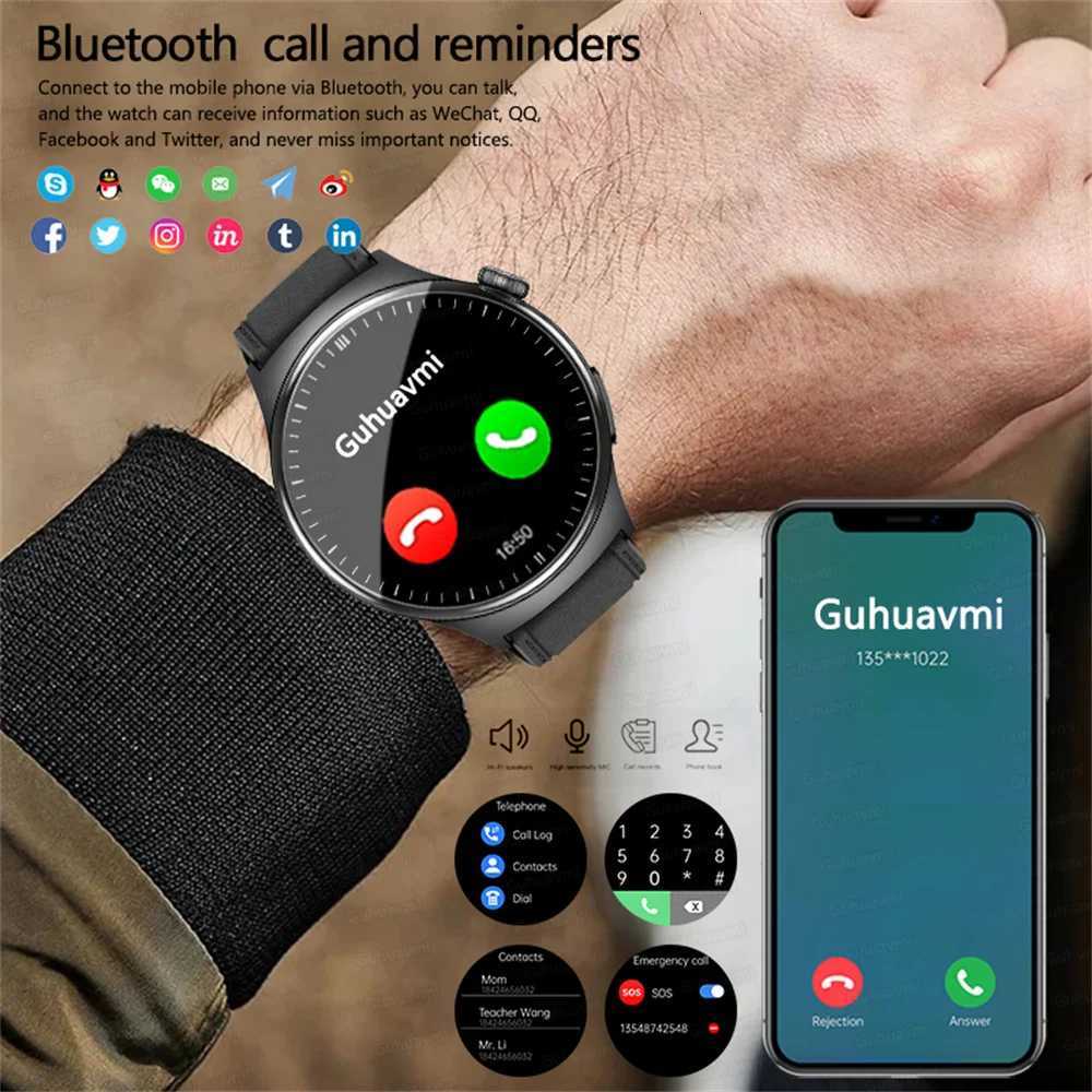 2026New Health Sport ECG AI Diagnosis Smart Watches Men Rate Blood Pressure IP68 Waterproof Smartwatches For Men wen C251203