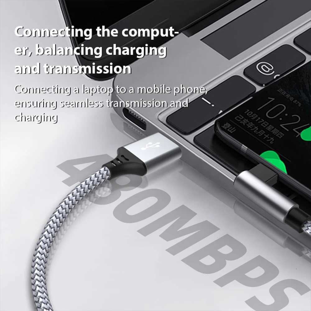 6A USB C Type C Fast Charge Cable 5m Phone Extend Charging Cable for OnePlus VR Camera C251203