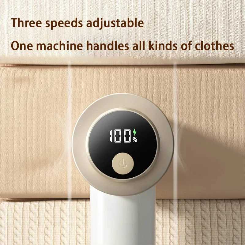 Electric Lint Shaver Digital Display Wireless Fabric Pill Remover 3 Speeds Rechargeable For Sweaters Clothes Hairball Trimmer M251203 - view 3