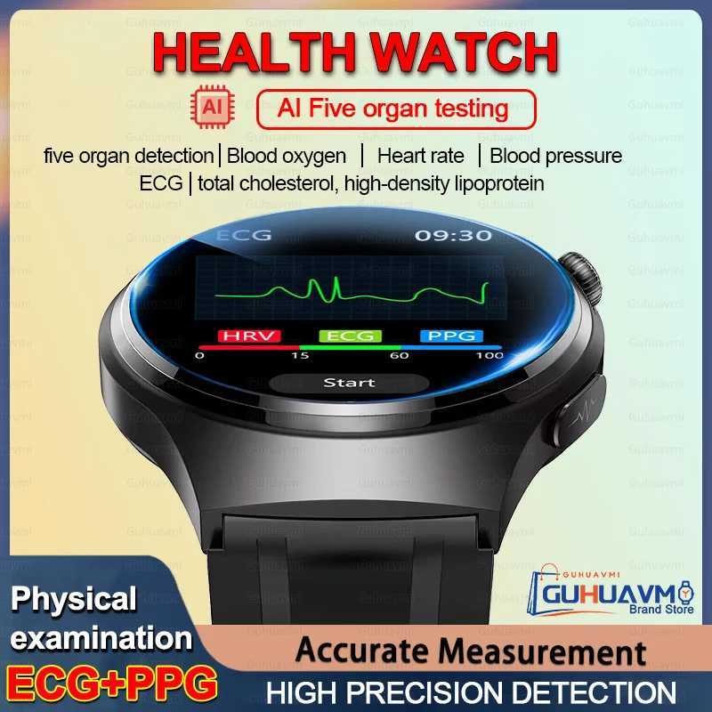 2026New Health Sport ECG AI Diagnosis Smart Watches Men Rate Blood Pressure IP68 Waterproof Smartwatches For Men wen C251203
