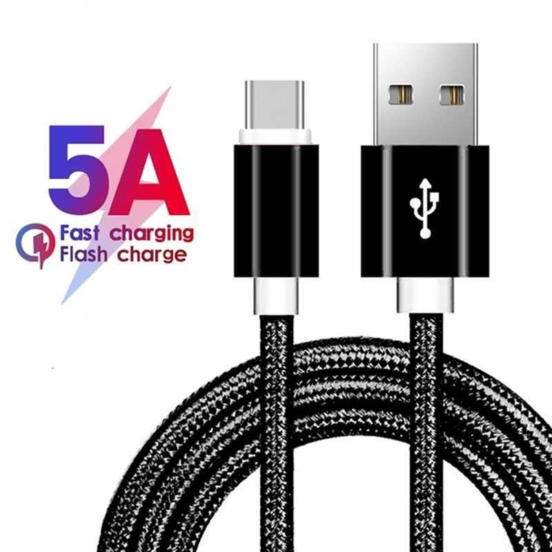 Type C USB Fast Charging Cable for S23 A55 A35 Redmi Note 13 X5 Nova 11 Realme iQOO Braided Cable C251203