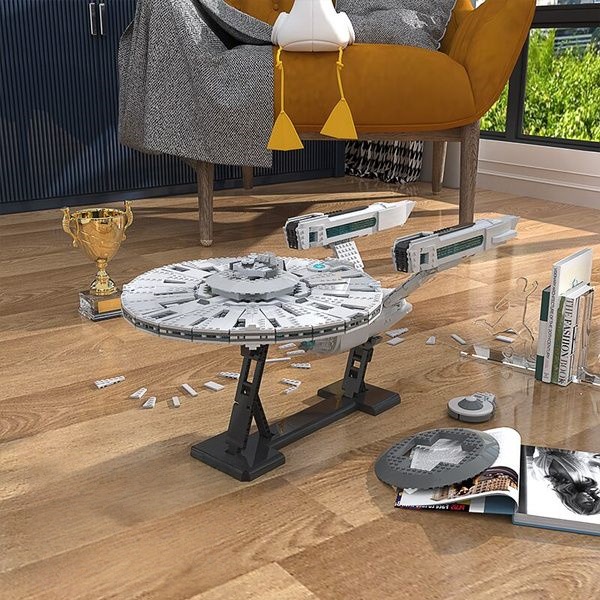 es Star USS Enterprise Heavy Cruiser Building Blocks Model Treks Spaceship toy brick Children Toys Gift C251203