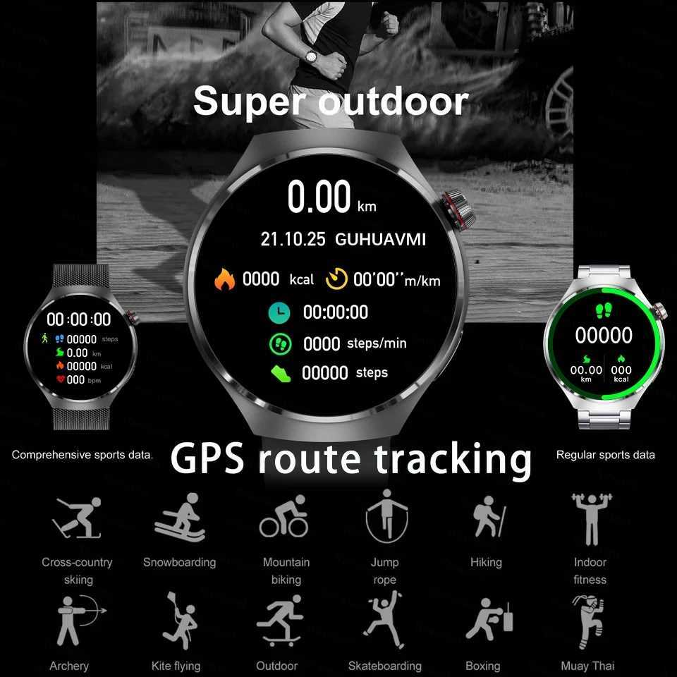 2025 Military outdoor Smart Watch Men Waterproof Outdoor Sports Tracker LED Call Men Smartwatch For Android iOS Gift C251203
