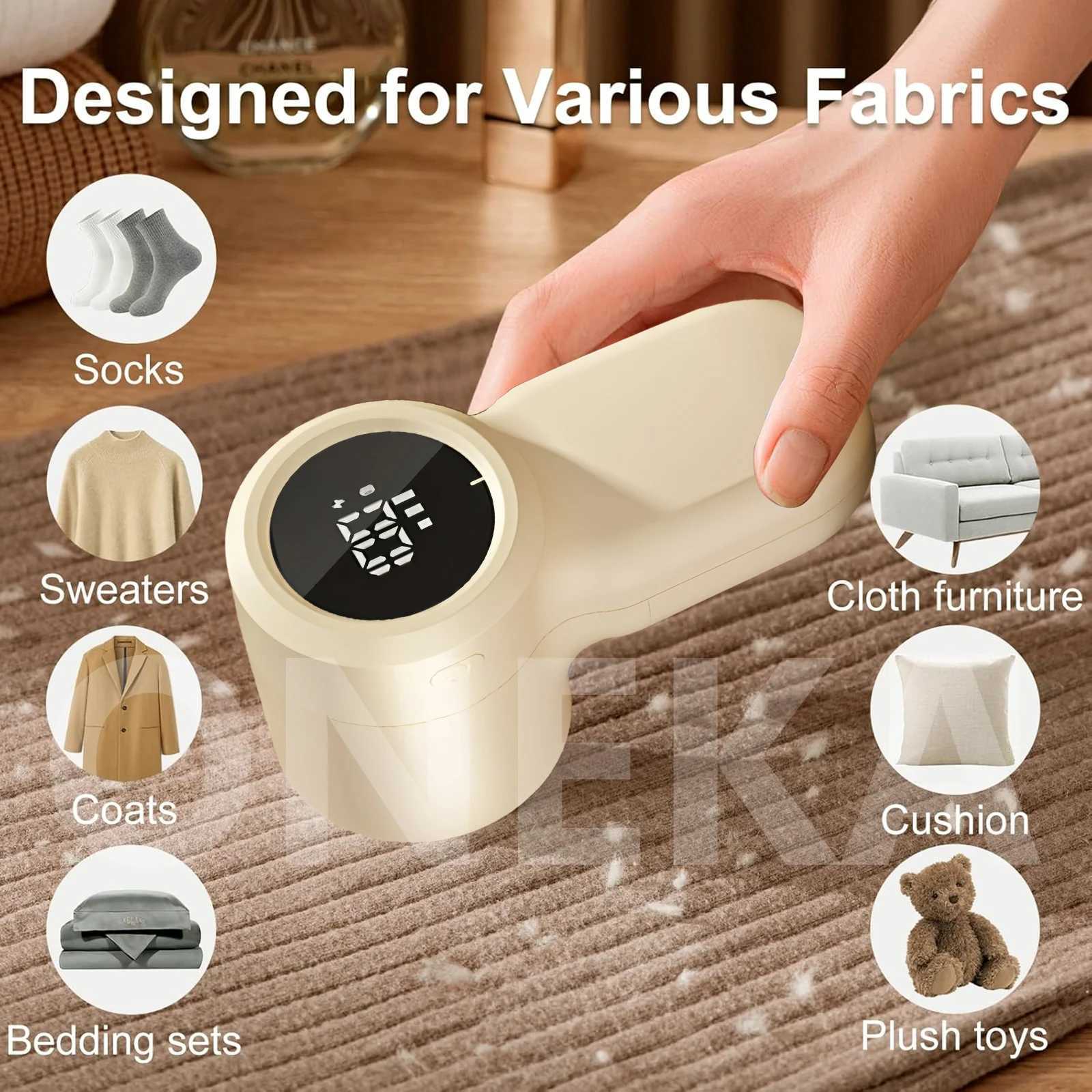 TOKA Clothing Lint Remover Trimmer LED Digital Fabric Shaver Suitable for Clothes Furniture Sweaters Removes Lints Fuzz Pills M251203 - view 3