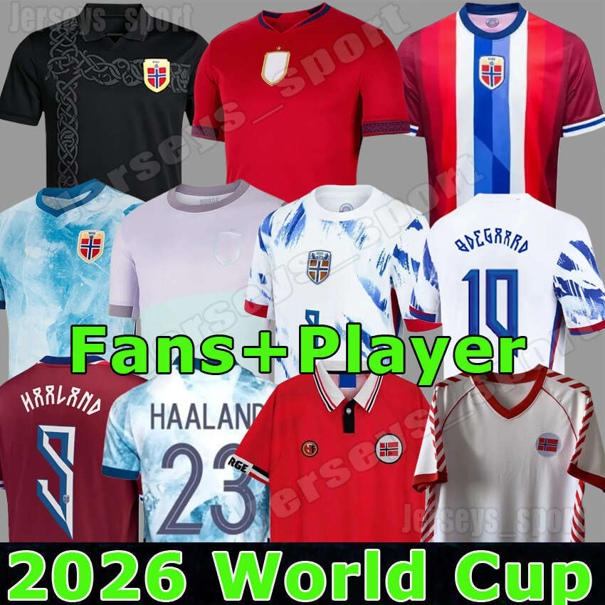 XXXL 24 25 26 Norway Soccer Jerseys national football team 2026 HAALAND SORLOTH Retro 1984 1998 20 21 Football Shirts NUSA HORN MYHRE Player Version Men Uniforms kids
