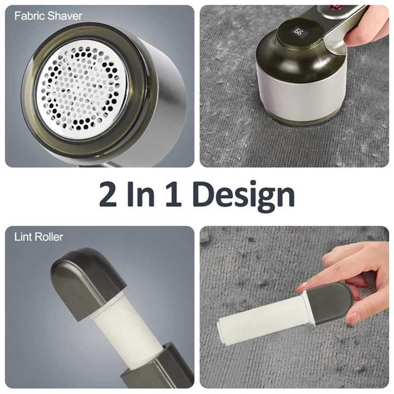 Hot SellingFabric Shaver Rechargeable With LED Digital Display Black Removing Fuzz And Pill From Clothes M251203 - view 4