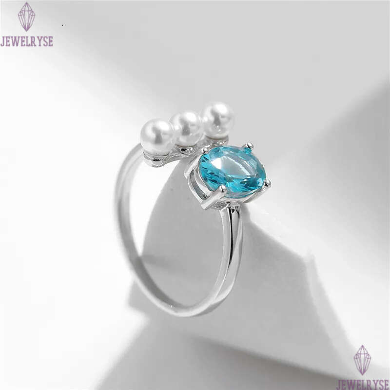 luxury diamond designer ring for woman imitation pearl 925 sterling silver 5A zirconia womens wedding engagement band rings jewelry opening adjustable