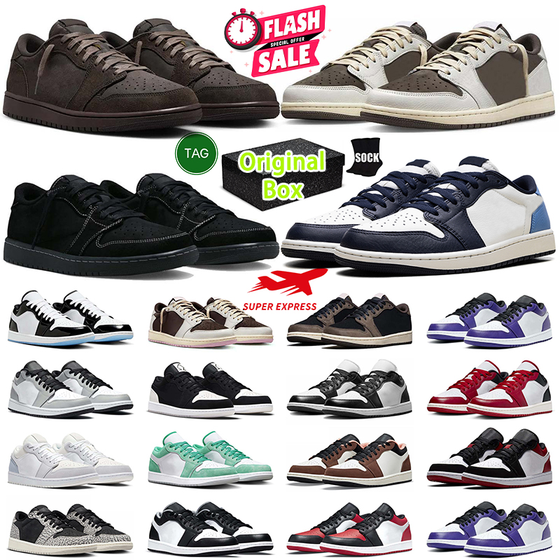 Low Sneakers 1s Basketball Shoes For Men Women Designer Trainers University Blue Leather Hyper Royal Grey Chicago Red Dark Outdoor Designer Trainers