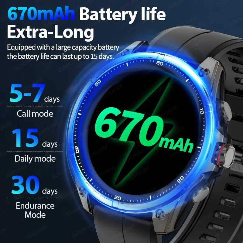 2025 Military Outdoor Sports Smartwatch Men GPS trackr 10ATM Flashlight 143 HD Display Sn Call Fitness Watches C251203