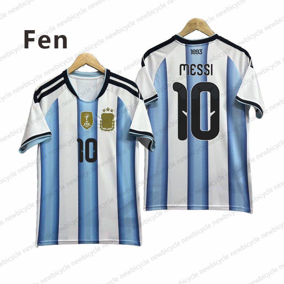 2026 World Cup Argentina Football jerseys 9, 10, 22 Fan Player Edition Messi, Alvarez, Lautaro adult youth men's and women's universal short-sleeved fan jerseys