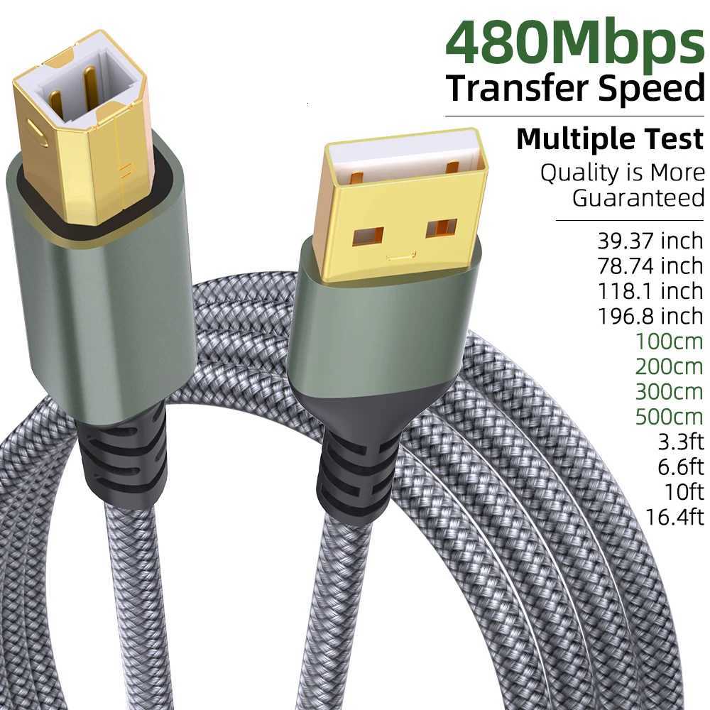 USB A Printer Cable 16 ft Up to 480 Mbps transfers data speed for USB A devs USB A to USB 20 Type B Lexmark C251203