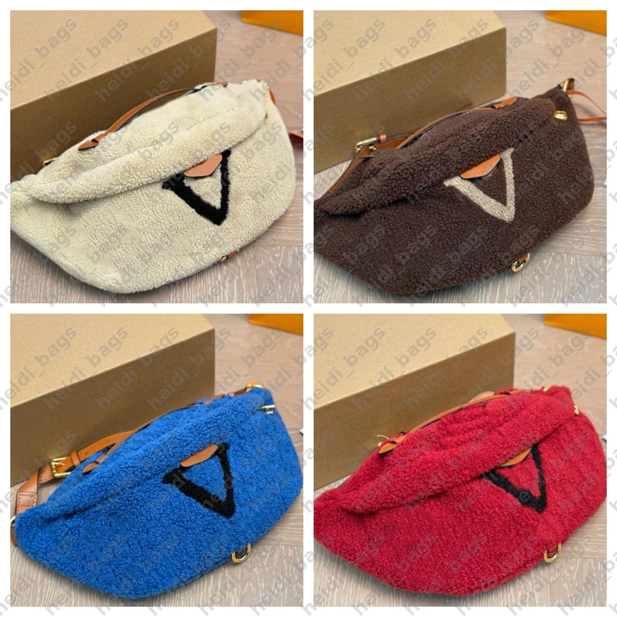 Designer Bum Bag women Mens Luxury Wool Lamb Waist Bags Ladies Belt Bags Outdoor Portability Classic Letter Crossbody Bag -15 unisex Shoulder Bags EXS25120304