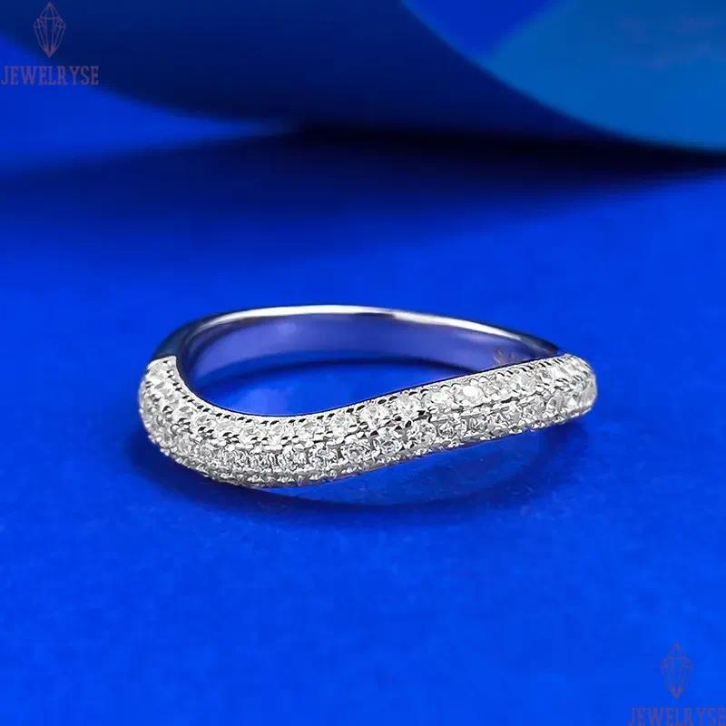 luxury gold diamond designer ring for woman 925 sterling silver wed round oval 5A zirconia womens love eternity promise wedding engagement rings gift 