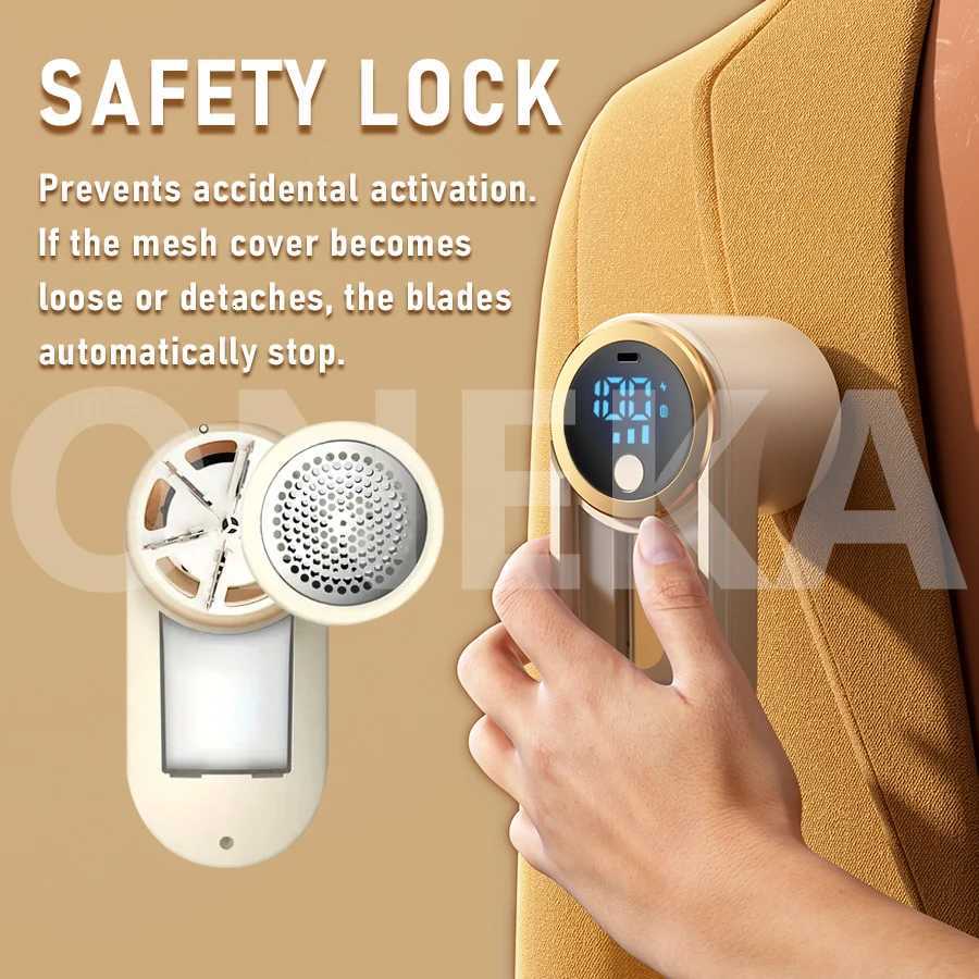 ONEKA Rechargeable Fabric Shaver Lint Remover Sweater Defuzzer Lints Fuzzs Pills Pilling Trimmer for Clothes Furniture Gift Idea M251203 - view 6