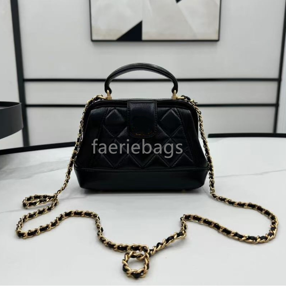 25A Luxury bag designer bag bead shoulder bag made of suede and calf leather paired with vintage metal chains shoulder bag crossbody bag handbag luxury bag