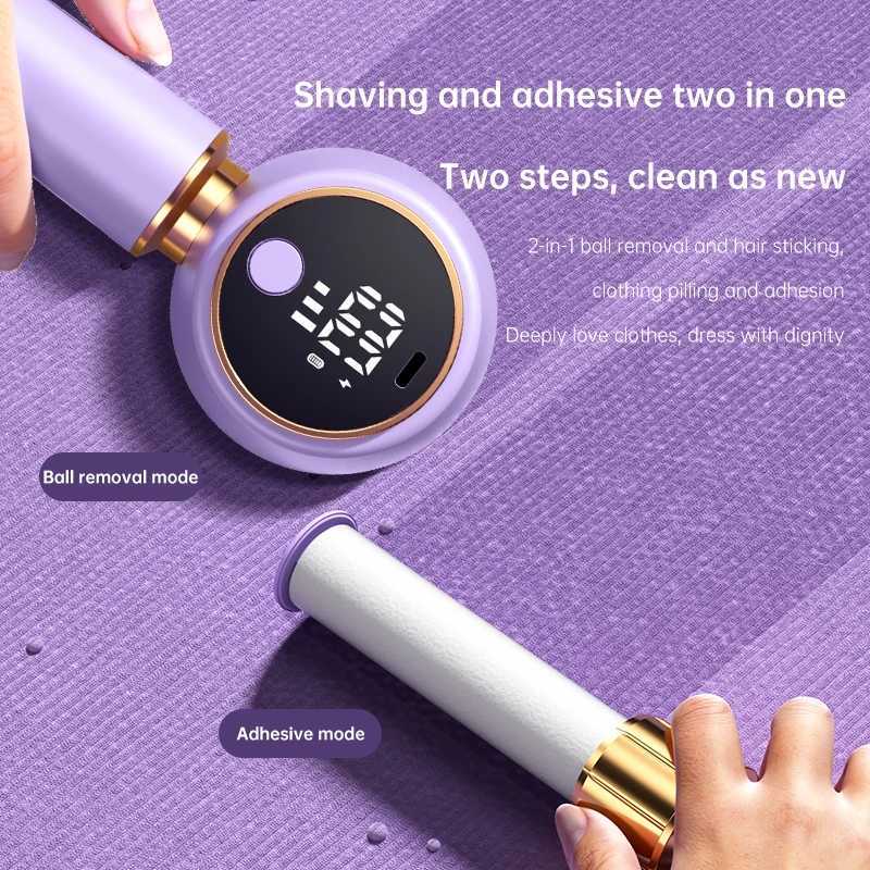 ONEKA Three Levels Household Hair Ball Trimmer Portable Electric Lint Remover Hairball Clothes Fizz Fluffs Removal USB Charging M251203 - view 5