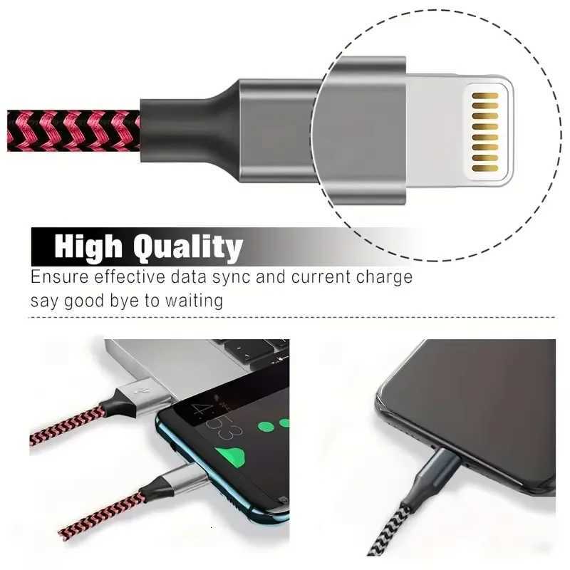 High qualit MFi Certified USB A To Lightning 1M 2M Cable For iPhone 14 13 12 11 X Fast Charging Cable Charger Data Wire Cord C251203