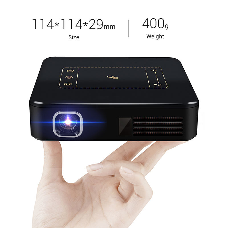 D13 Android OS Mini Pocket Projector 4K Smart Pico DLP Portable LED WIFI Built-in Battery Home Theater Beamer Proyector