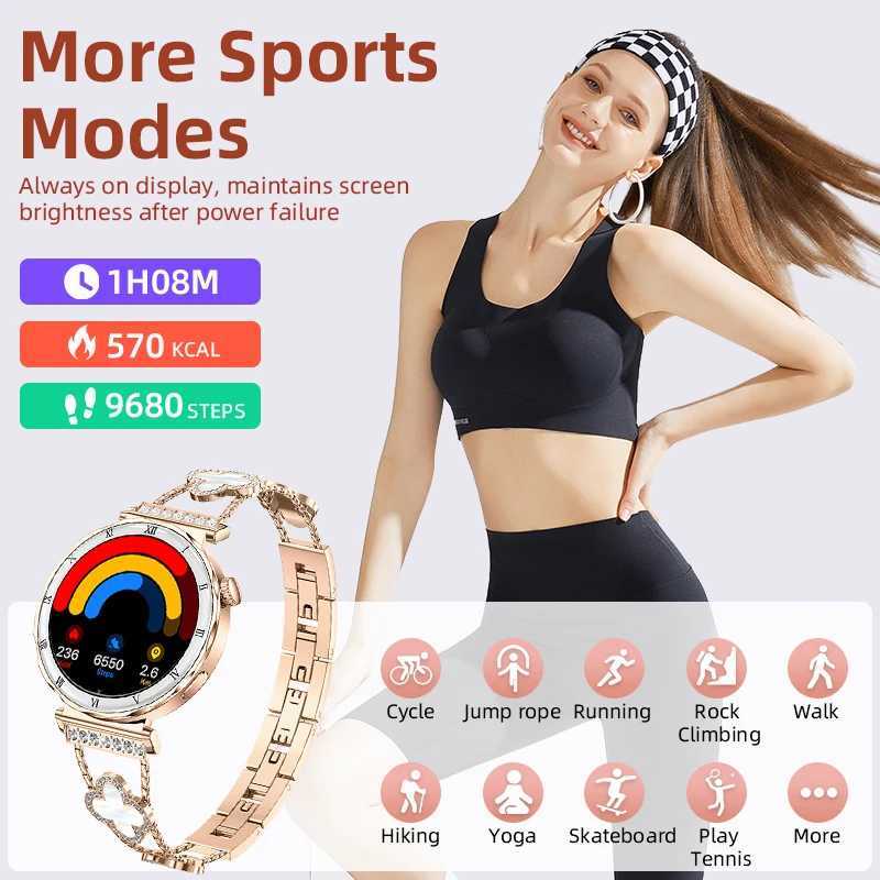 Fashion Wens Smart Watch 119-inch AMOLED 390390 HD Sn Call Smartwatch Wen Health Monitoring Bracelet Mujer C251203