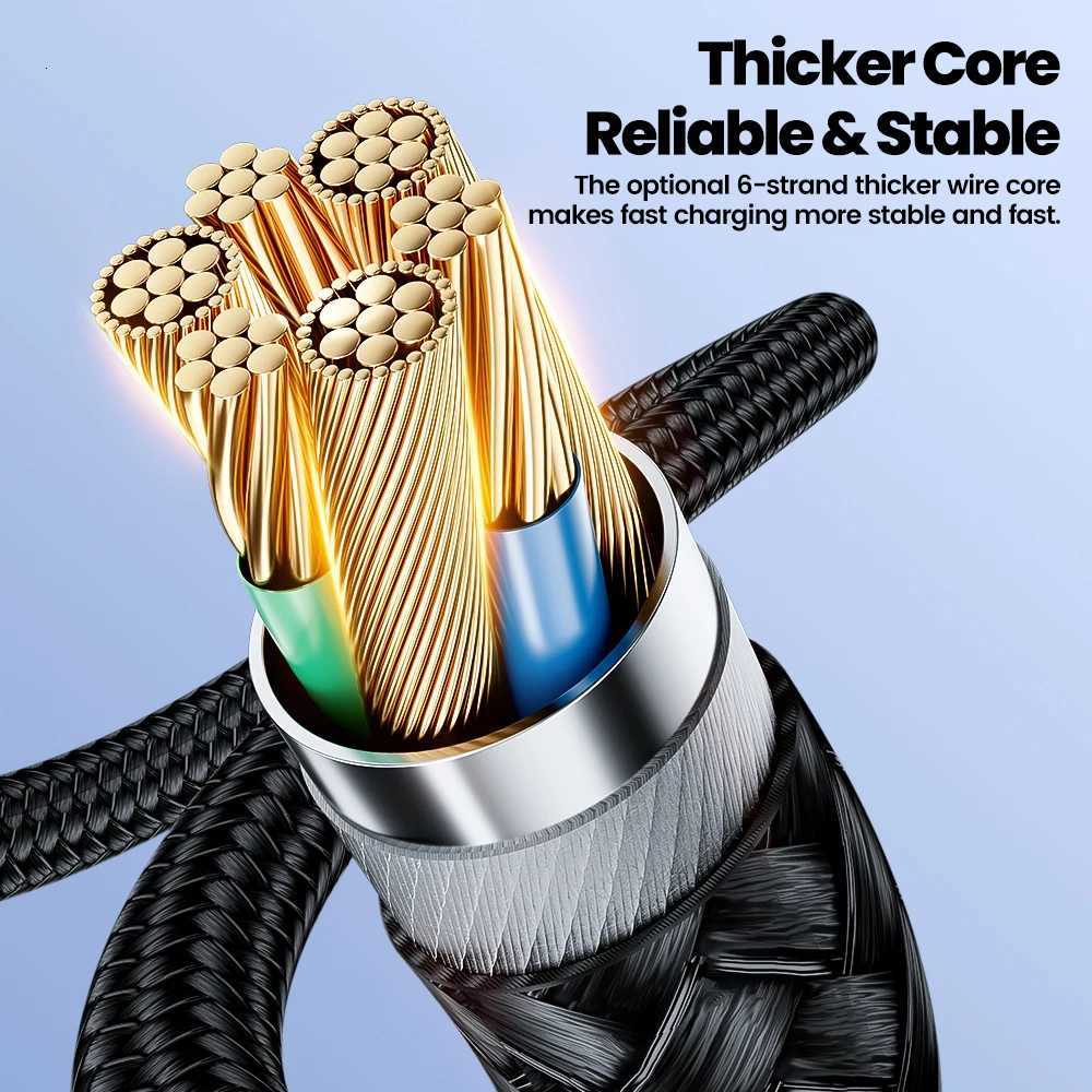 Toocki Type C to Type C Cable 100W PD Fast Charging Charger USB C to USB C Cable For F3 Realme book iPad C251203