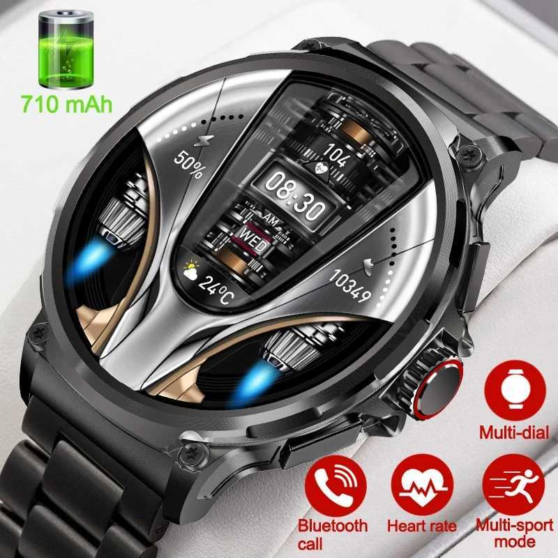 Smart Watch GPS NFC Smartwatch Men 360360 185 HD sn AMOLED Sn Rate Monitor Call IP67 Waterproof Men C251203