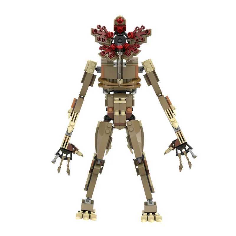 MOC Demogorgon Monster Building Blocks Strangered Things Vecna Clock Eln Van Bricks Model Desktop ornament Toys Kid Gifts C251203