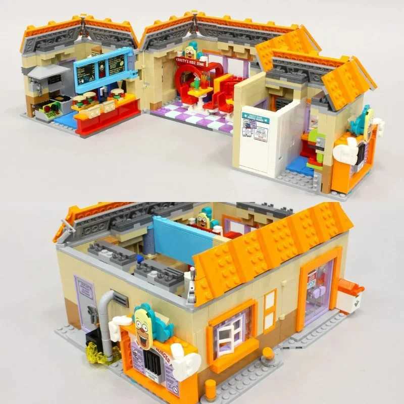 IN STOCK 1635pcs MOC Ci Krus Burger Construction Model Bricks Fit 10352 for Children Christmas Gift Set C251203