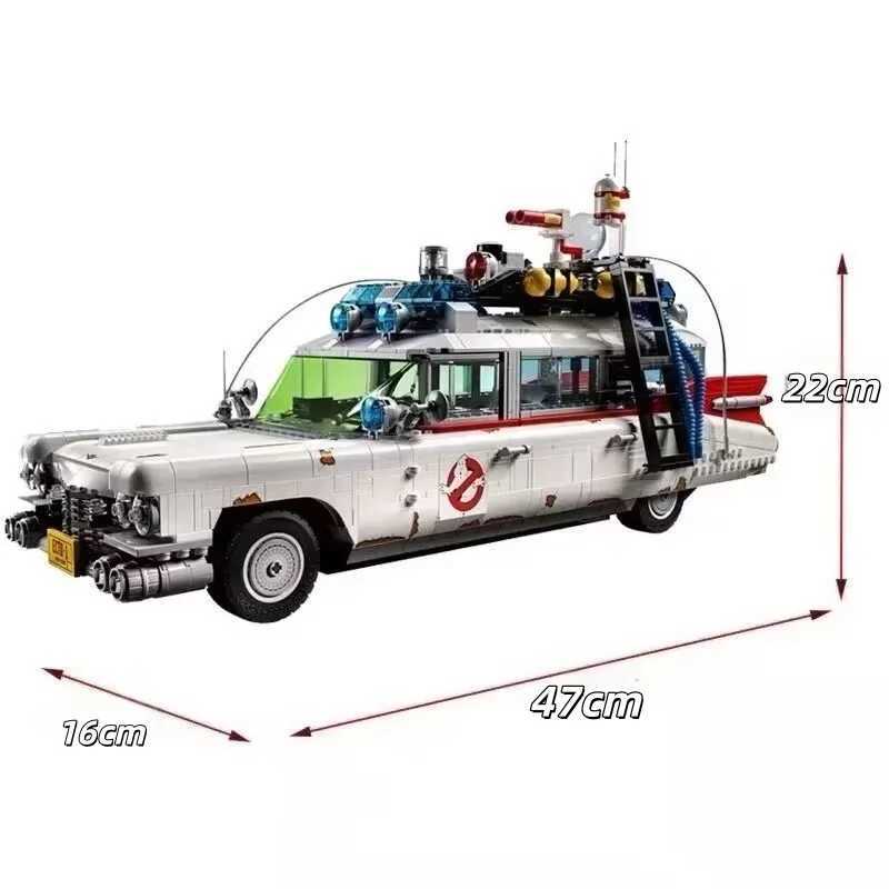 2025new Ghostbuster Ecto-1 Building Blocks Car Model Moc 10274 Display Bricks for Kids Adts Toys Halloween Christmas Gifts C251203