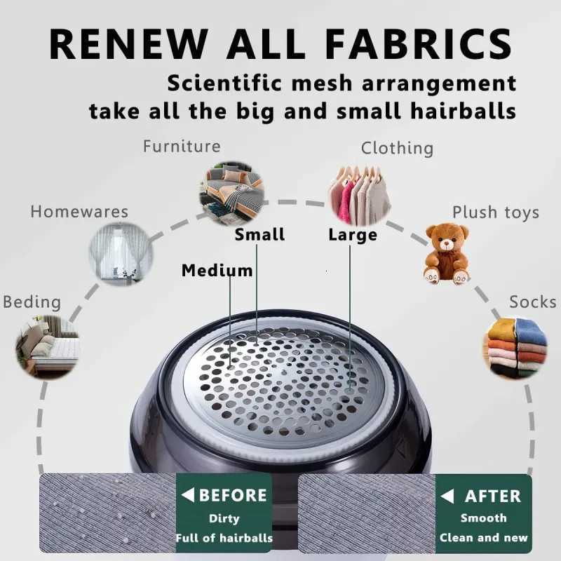 Rechargeable Lint Remover Trimmer Fabric Shaver for Sweater Defuzzer Remove Fuzz Lint Balls Pills Bobbles from Clothes Furniture M251203 - view 6