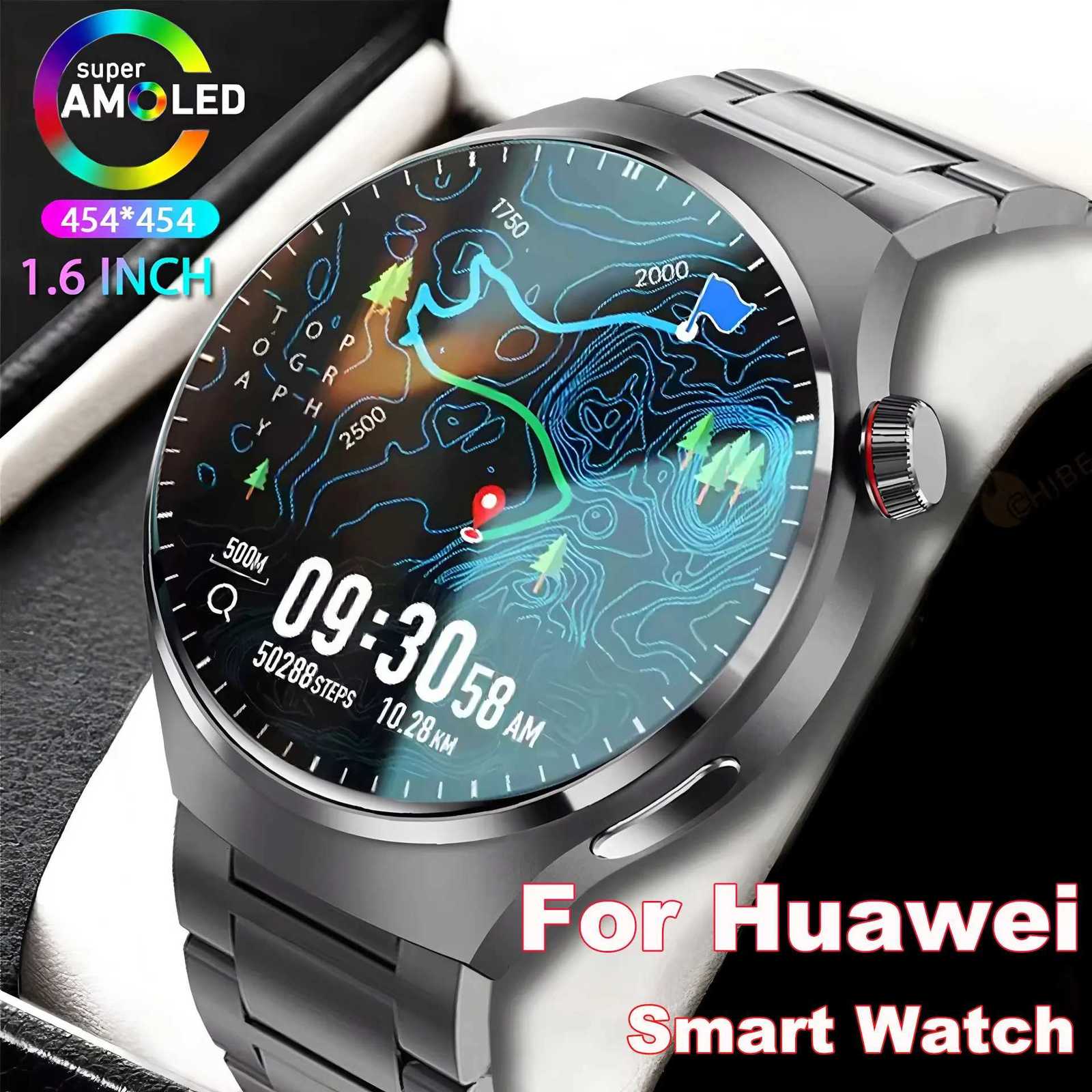 New For Men Wen SmartWatch 161 Amoled Phone Call Rate GPS Tracker Sport Waterproof Smart Watch for IOS Android C251203