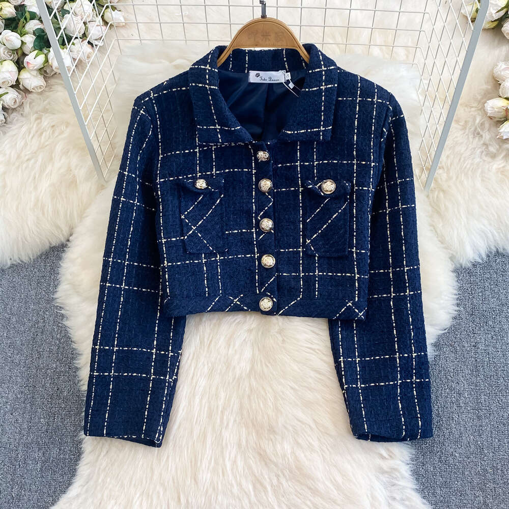 Dress for Women Designer Luxury Spring Autumn Winter Socialite Elegant Long Sleeve Tweed Coat Two-Piece Set Waist-Cinching Vest Bodycon