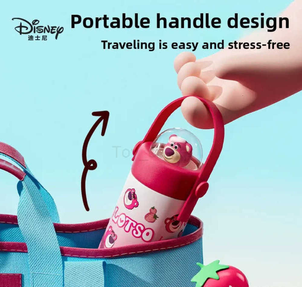 Disney Kids Thermos Cup - 316 Stainless Steel Cute Stylish Portable Pocket Cup Kids Water Bottle H251203