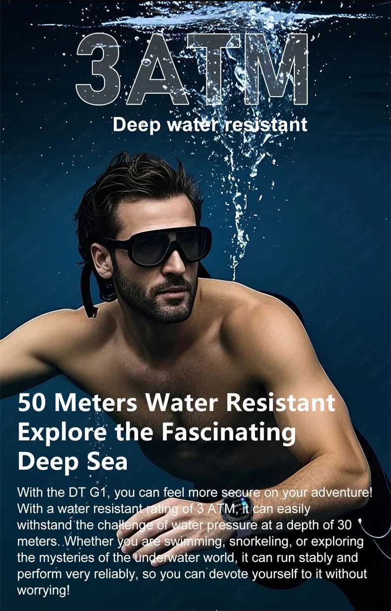 Corning Gorilla High End watch Swimming Waterproof Smart Watches Swim six axis sensor Sports Smartwatch 4GB Memory GPS Map C251203