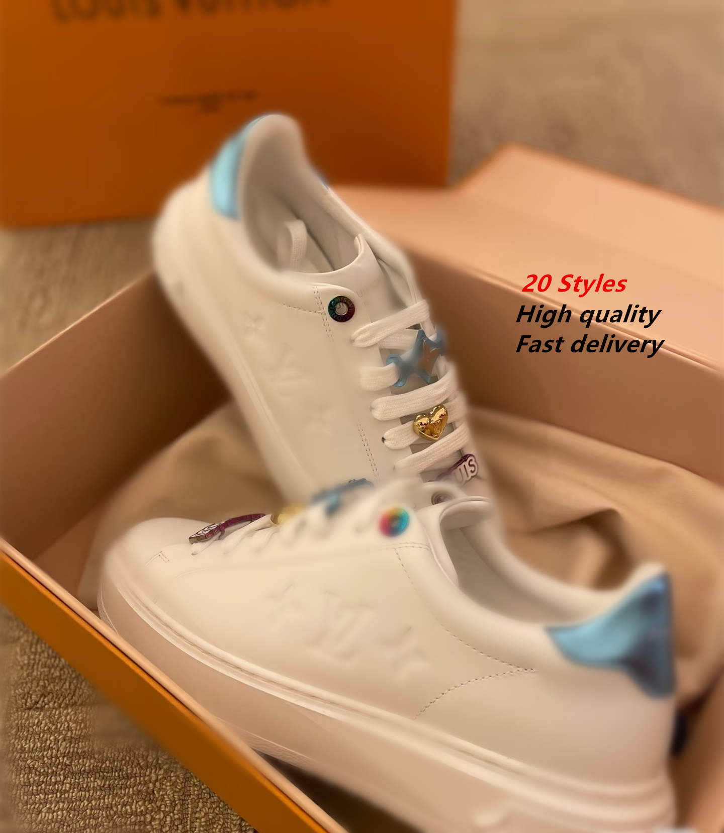 Paris 2025 Luxury brands Women Shoes Fashion Breathable Upper Outdoor Camping white Shoes time out Female Designer Sneakers Women Sneakers cd louisshoes v