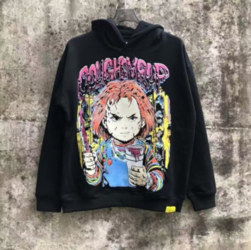 Colorful Letter Print Pullover Fleece Hooded Hoodies for Men and Women High Street Loose Casual Cotton Sweatshirt Oversized