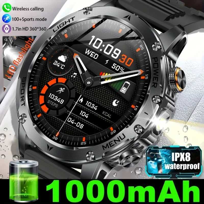 2025 MenS New Outdoor Sports Watch 1000 Mah Large Battery Ip68 Waterproof One-Click Connection 52 Call Watch C251203