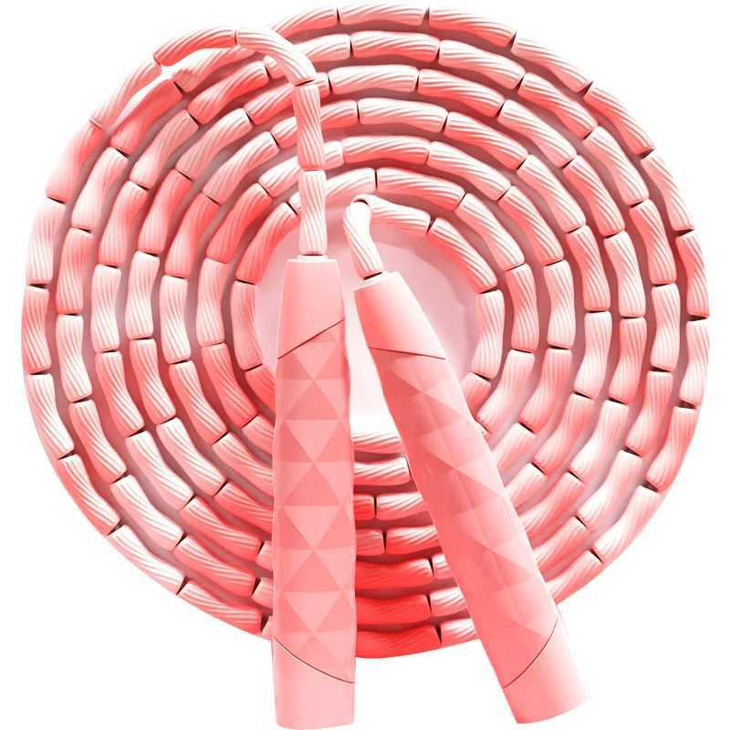 Silicone Bamboo Jump Rope Adjustable Non-Tangle Design For Kids Adults Home Cardio Training Fitness Equipment M260319