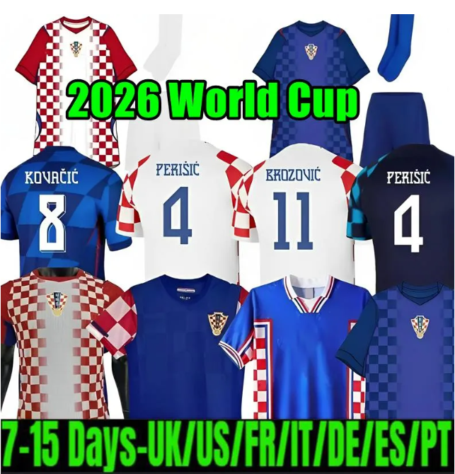 Modric 2025 Soccer Jerseys Croatia BROZOVIC FANS Player 25 26 PERISIC football Shirt KRAMARIC REBIC LIVAKOVIC Men kids kit 2025 Orsic Gvardiol
