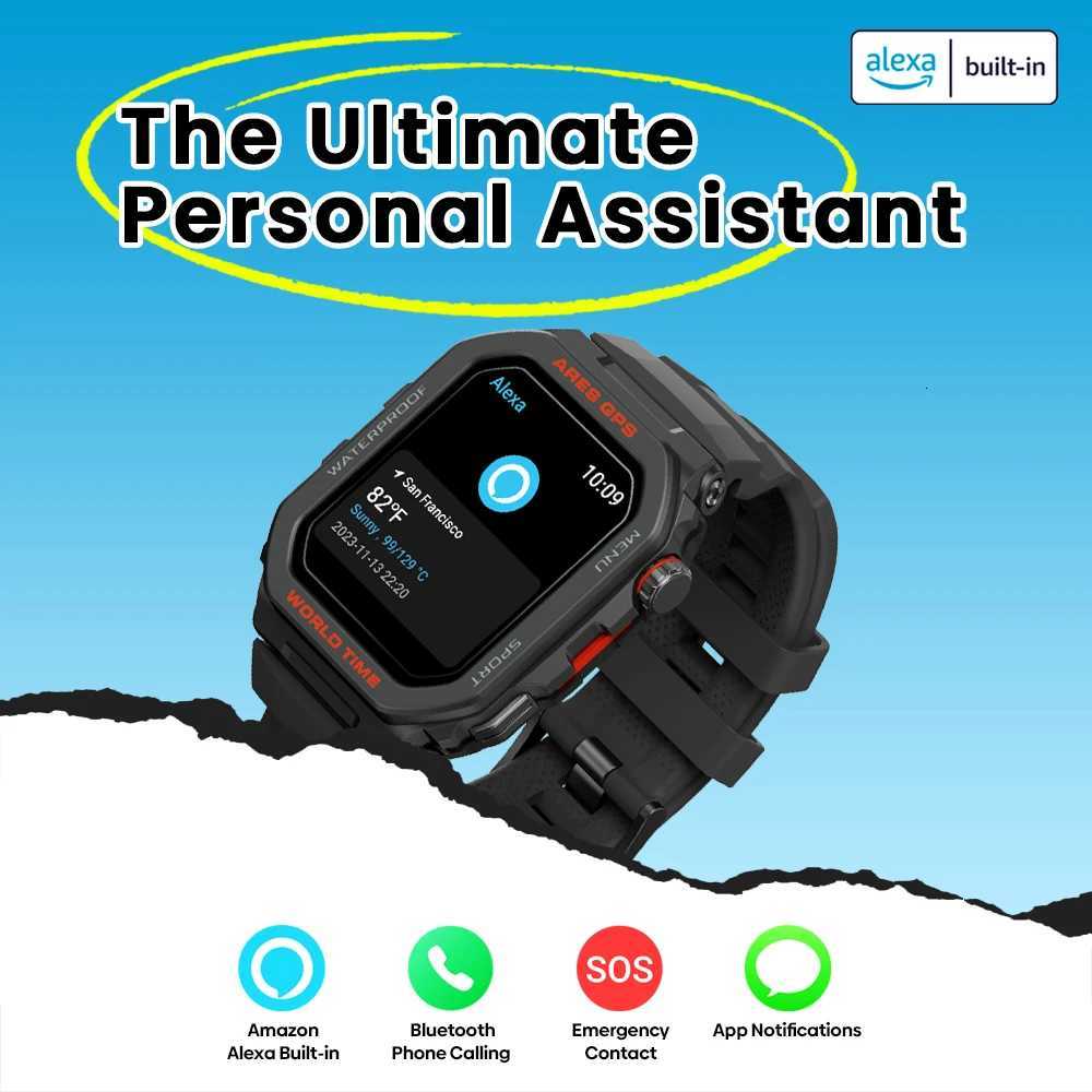 New Zeblaze Ares GPS Smart Watch Built-in xa GPS Phone Calling Smartwatch Rate SpO2 Fitness Tracking Watch C251203