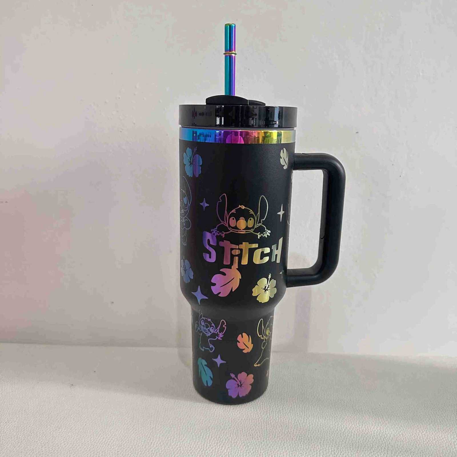 Disney Stitch 40OZ Stainless Steel Insulated Cup 304 Stainless Steel Insulated Vacuum Insulated Car Cup Sports Outdoor Travel H251203