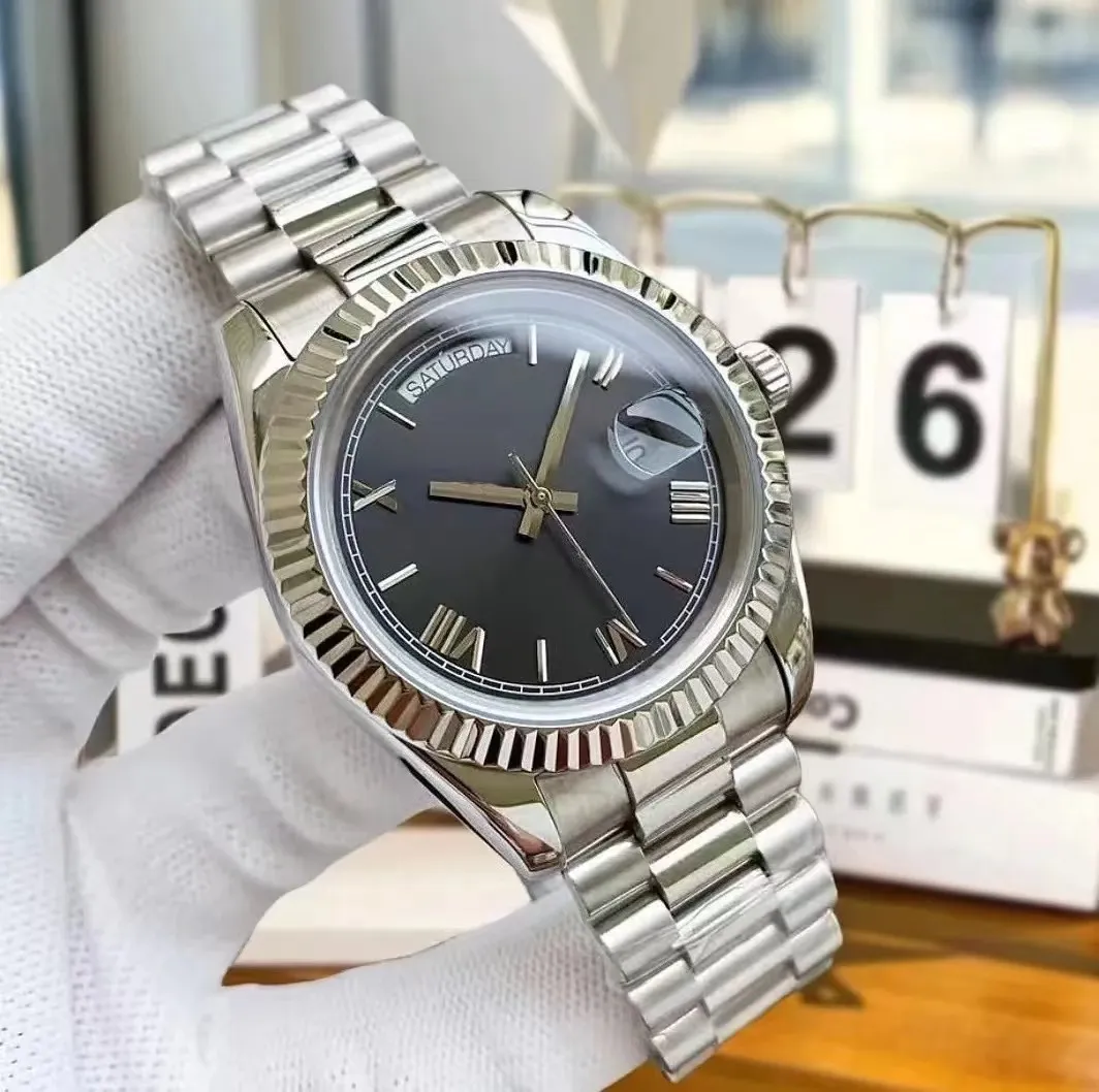 2025 mens watch 41mm 2813 Automatic Movement Week Display Waterproof 316 Stainless steel Date Display Watch designer