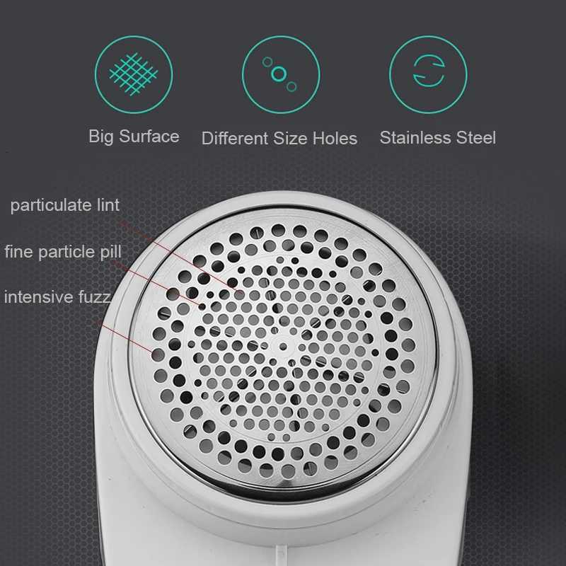 6-blades Sweater Fabric Shaver Lint Remover USB Rechargeable Portable Traveling Clothes Fuzz Pills Defuzzer Hair Ball Trimmer M251203 - view 6