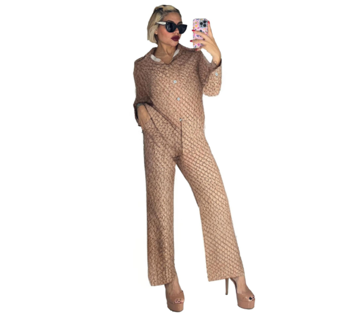 Womens Tracksuits Sports Two Piece Wide leg Pants Set Woman 2 Pieces Letter Pattern Matching Sets Party Night Birthday Outfits Festival Brand Clothing