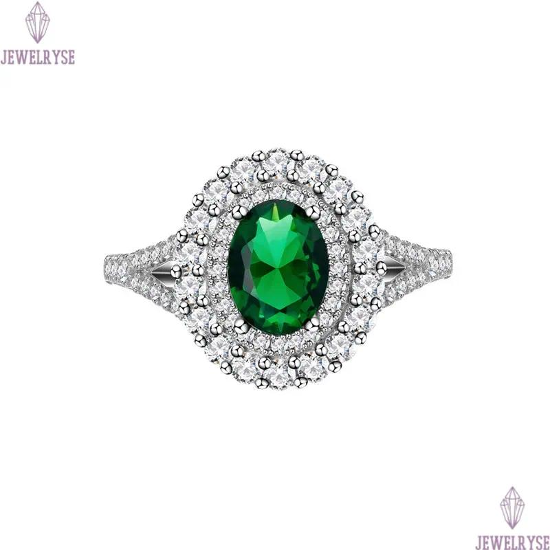 female shining 6x8mm oval designer ring s925 sterling silver for woman wedding blue red 5A cubic zirconia engagement diamond rings womens jewelry size