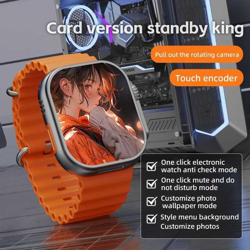 GOLDENSPIKE CD12 Touch Encoder Smartwatch 226 inch Amoled Smart Watch 180 Rotary Camera 2000Mah Battery GPS WIFI Global Call C251203