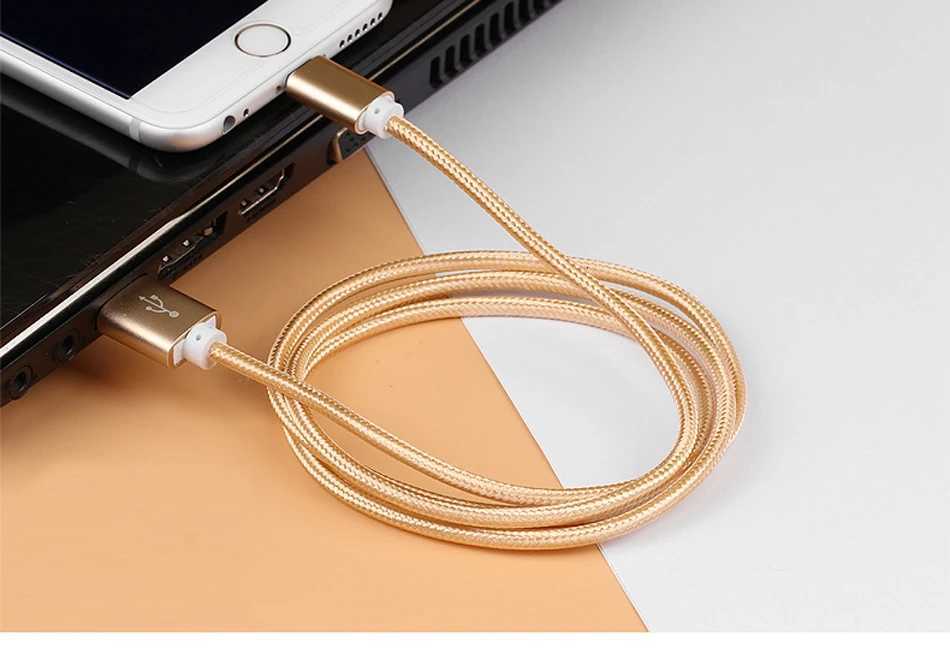 Type C USB C Cable for iphone 7 Xs MAX 6 plus 7 6s X se ipad 2 mini USB Fast Charging Data Cable cord 8 Pin iphone cables C251203