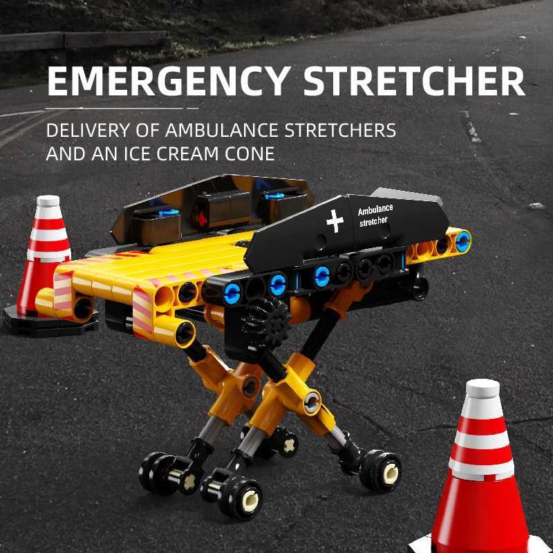 3850PCS Off Road Ambance Building Blocks Off Road Vehicle Car Model Technology Bricks Kids Educational DIY Toy Birthday Gifts C251203